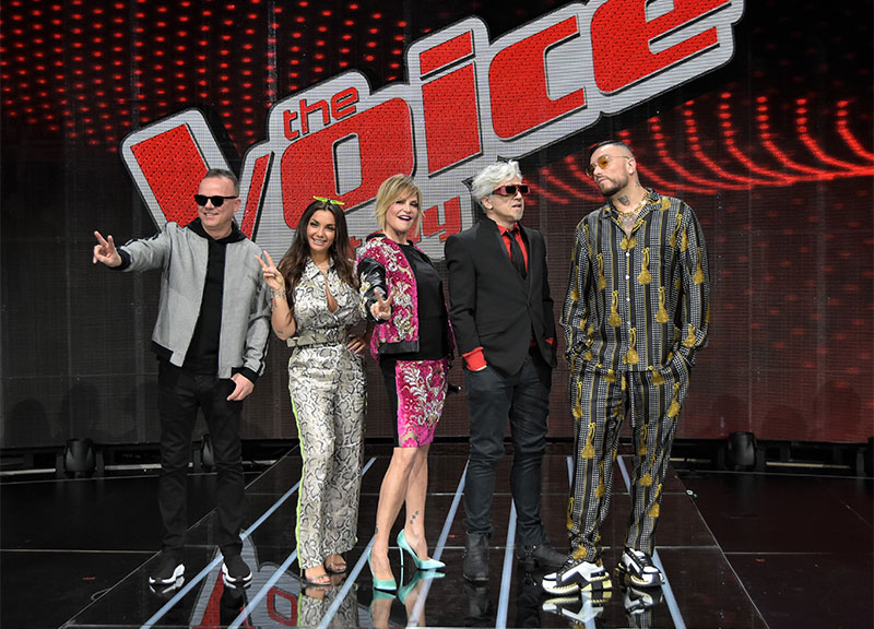 THE VOICE OF ITALY 2019 nuovo cast di coach condotto da Simona Ventura su RAI2