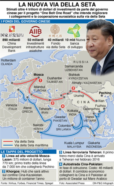 Via della Seta: mappa, investimenti, pro e contro. Tutto ciò che c’è da sapere sulla Belt and Road