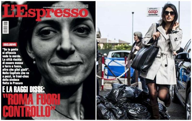 Virginia Raggi: L’Espresso accusato di immagine taroccata Virginia Raggi: L’Espresso accusato di immagine taroccata