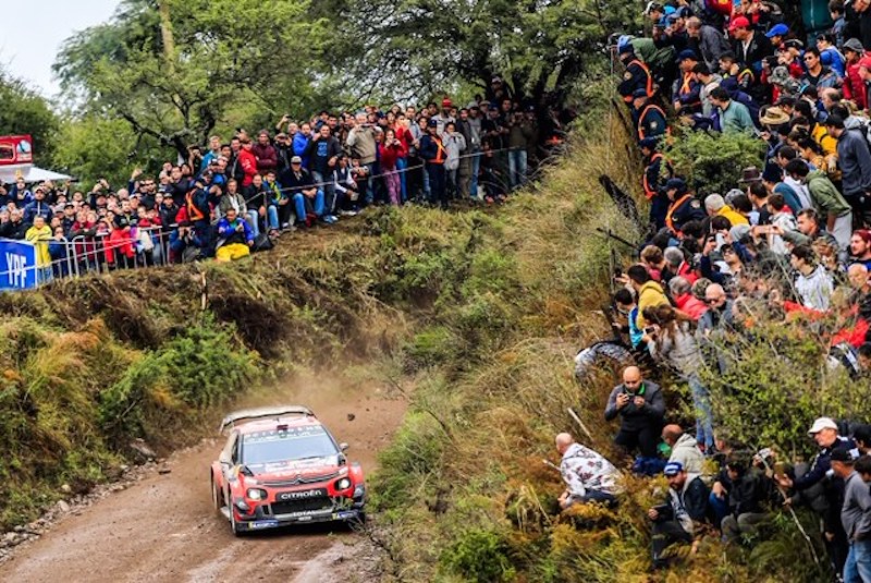 WRC, Rally Argentina – La Citroen di Ogier- Ingrassia seondi dopo 8 speciali