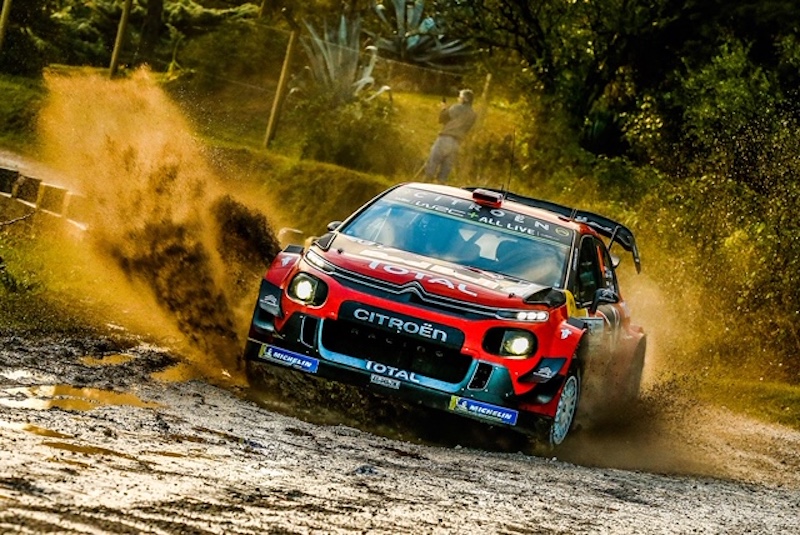WRC, Rally Argentina – La Citroen di Ogier- Ingrassia seondi dopo 8 speciali