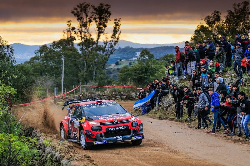 WRC, Rally Argentina – La Citroen di Ogier- Ingrassia scende dal podio
