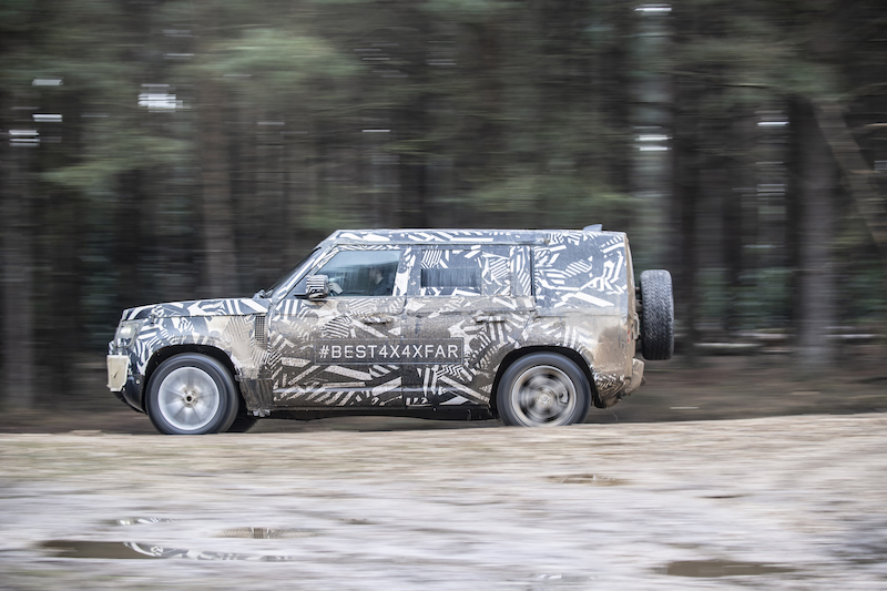 Nuova Land Rover Defender, ultimi test prima del debutto previsto nel 2020 Nuova Land Rover Defender, ultimi test prima del debutto previsto nel 2020