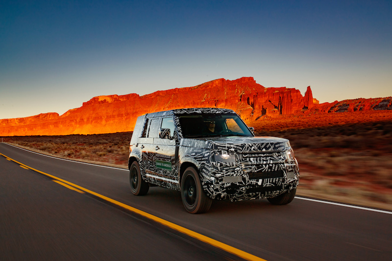 Nuova Land Rover Defender, ultimi test prima del debutto previsto nel 2020 Nuova Land Rover Defender, ultimi test prima del debutto previsto nel 2020