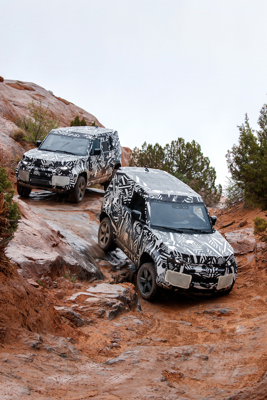 Nuova Land Rover Defender, ultimi test prima del debutto previsto nel 2020 Nuova Land Rover Defender, ultimi test prima del debutto previsto nel 2020