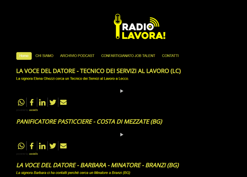 Radiolavora, nasce il podcast che unisce offerta e domanda Radiolavora, nasce il podcast che unisce offerta e domanda