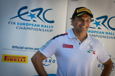 Paolo Andreucci corre nel CIRT 2019 con una Peugeot 208 T16