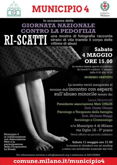 Municipio 4 organizza incontro e mostra per la giornata contro la pedofilia