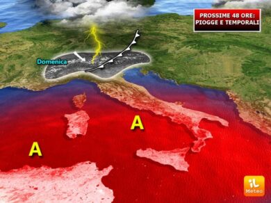 Previsioni meteo: giovedì e venerdì 2 perturbazioni atlantiche. Nel weekend…