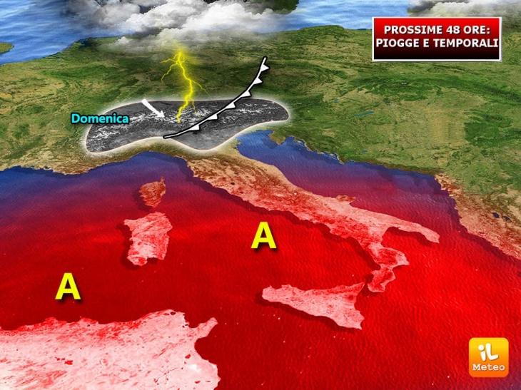 Previsioni meteo: giovedì e venerdì 2 perturbazioni atlantiche. Nel weekend… Previsioni meteo: giovedì e venerdì 2 perturbazioni atlantiche. Nel weekend…