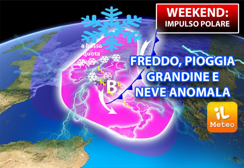 Meteo, anomala irruzione polare. Addio primavere, neve in collina Meteo, anomala irruzione polare. Addio primavere, neve in collina