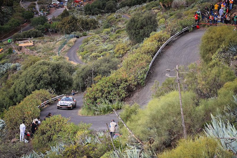 Esordio vincente dell’’Abarth 124 rally al Rally Islas Canarias