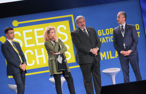 Conte e Michele Emiliano a SEEDS&CHIPS The Global Food Innovation Summit 2019 Conte e Michele Emiliano a SEEDS&CHIPS The Global Food Innovation Summit 2019