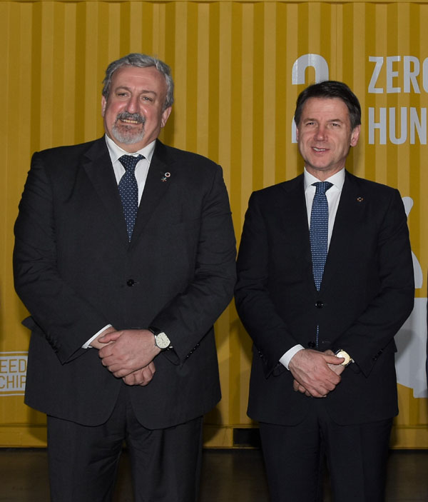 Conte e Michele Emiliano a SEEDS&CHIPS The Global Food Innovation Summit 2019 Conte e Michele Emiliano a SEEDS&CHIPS The Global Food Innovation Summit 2019