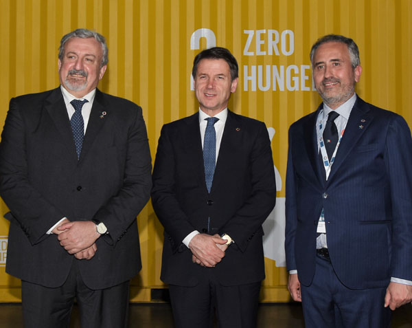 Conte e Michele Emiliano a SEEDS&CHIPS The Global Food Innovation Summit 2019 Conte e Michele Emiliano a SEEDS&CHIPS The Global Food Innovation Summit 2019