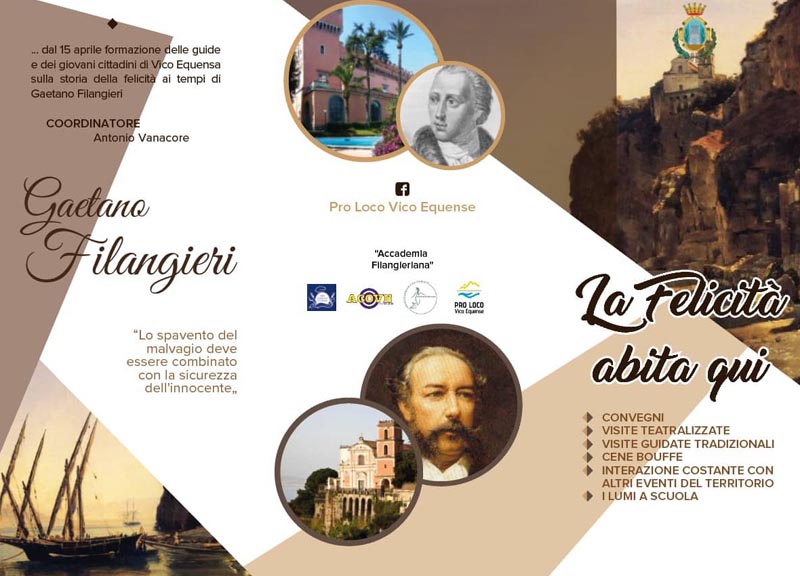 La felicità? Abita a Vico Equense nel ricordo del filosofo Gaetano Filangieri La felicità? Abita a Vico Equense nel ricordo del filosofo Gaetano Filangieri