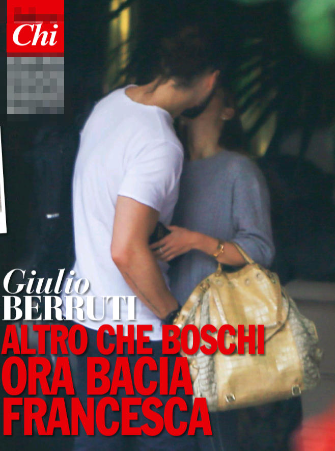Maria Elena Boschi “tradita” da Berruti, lui bacia Francesca Kirchmair. FOTO Maria Elena Boschi “tradita” da Berruti, lui bacia Francesca Kirchmair. FOTO