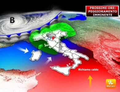Meteo, diluvio universale al Nord. Nel weekend freddo polare