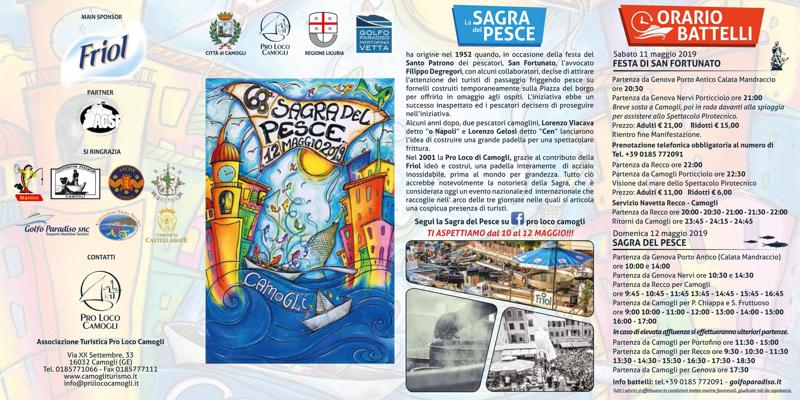 Camogli, ritorna la più grande Sagra di Pesce d’Italia