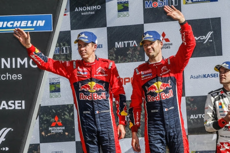 WRC, Il duo Citroen Ogier-Ingrassia sul podio del Rally del Cile WRC, Il duo Citroen Ogier-Ingrassia sul podio del Rally del Cile