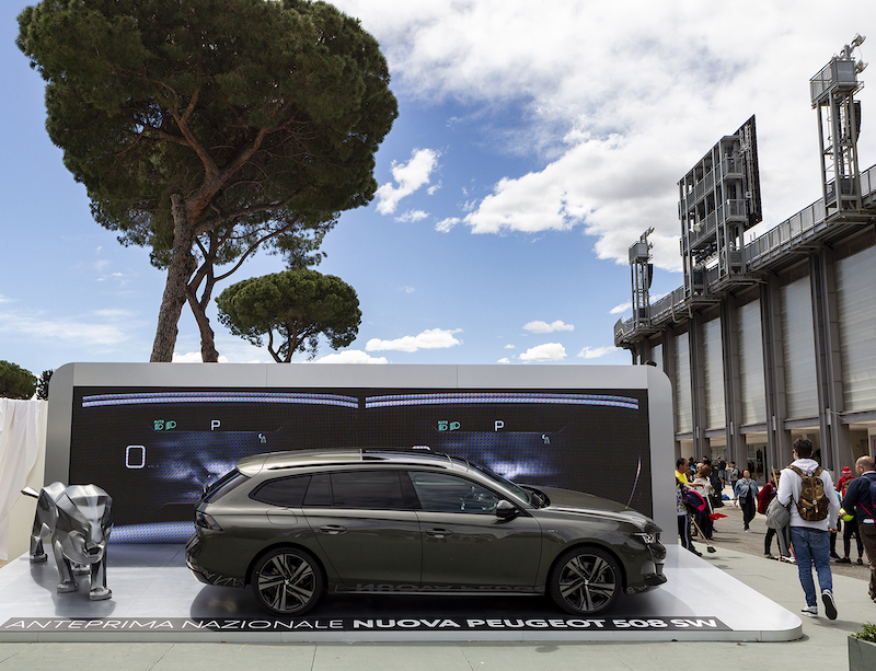 Internazionali BNL d’Italia di tennis, Peugeot mette in campo la nuova 508 SW