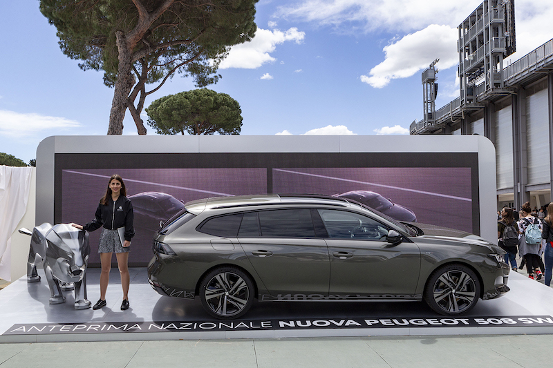 Internazionali BNL d’Italia di tennis, Peugeot mette in campo la nuova 508 SW