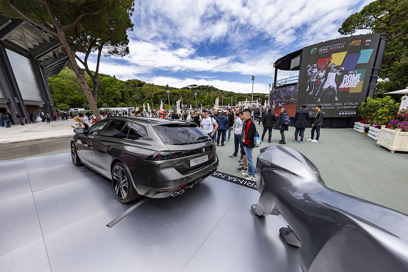 Internazionali BNL d’Italia di tennis, Peugeot mette in campo la nuova 508 SW