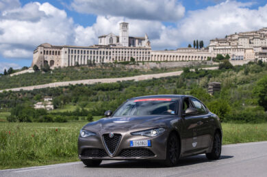 Mille Miglia 2019 : Alfa Romeo taglia il traguardo di Roma in testa
