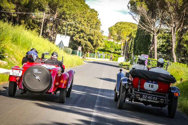 Mille Miglia 2019 : Alfa Romeo taglia il traguardo di Roma in testa