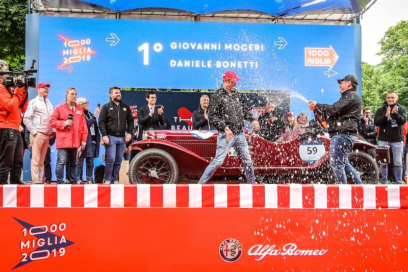 L’Alfa Romeo 6C 1500 SS del 1928 vince la  Mille Miglia  2019