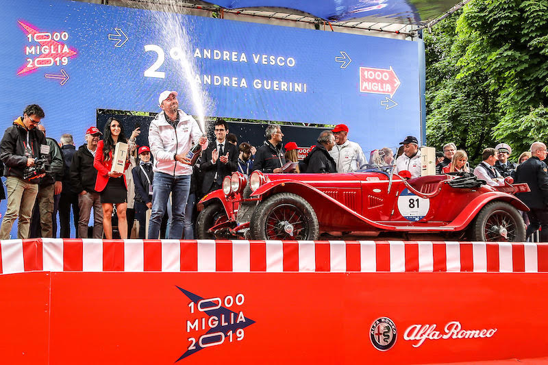 L’Alfa Romeo 6C 1500 SS del 1928 vince la  Mille Miglia  2019