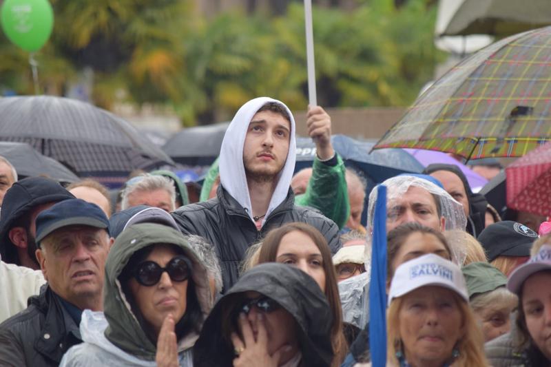 Salvini in Piazza Duomo, il trionfo dell’Europa sovranista a Milano. FOTO