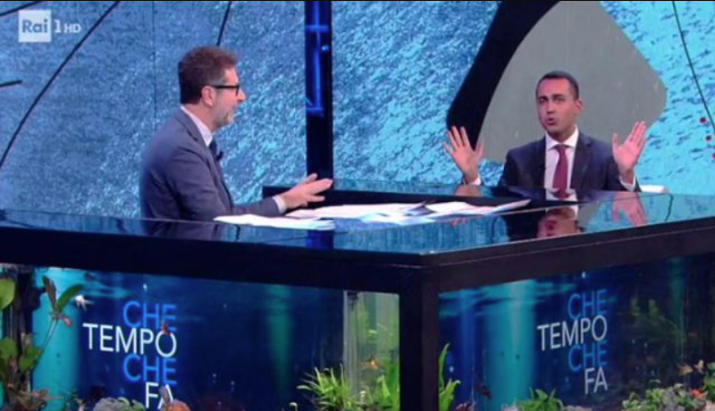 Rai, da Fabio Fazio stravince Di Maio: numeri pazzeschi a Che Tempo che fa Rai, da Fabio Fazio stravince Di Maio: numeri pazzeschi a Che Tempo che fa