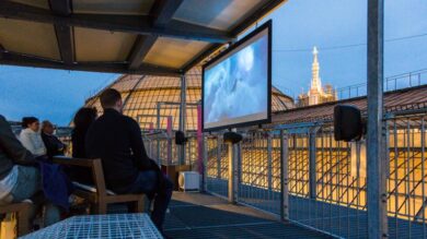 Il Cinema Bianchini torna sui tetti di Galleria Vittorio Emanuele