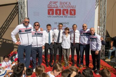 Panatta, Lucchetta e… Bagno di folla a Milano a “Un campione per amico”