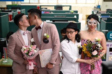 Taiwan, celebrate nozze gay. E’ la prima volta in Asia
