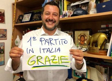 Europee, Salvini: “Voglio il 40% anche a Milano”