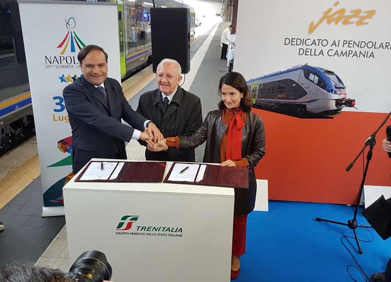 Trenitalia e Regione Campania, per le Universiadi nuovi treni e servizi Trenitalia e Regione Campania, per le Universiadi nuovi treni e servizi