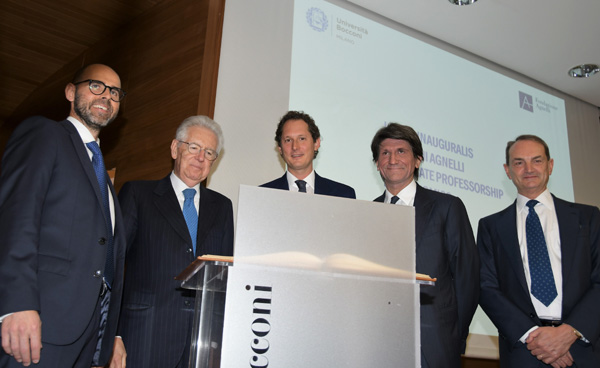 John Elkann all’Università Bocconi di Milano John Elkann all’Università Bocconi di Milano