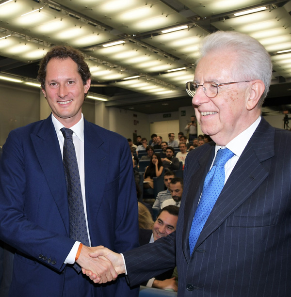 John Elkann all’Università Bocconi di Milano John Elkann all’Università Bocconi di Milano