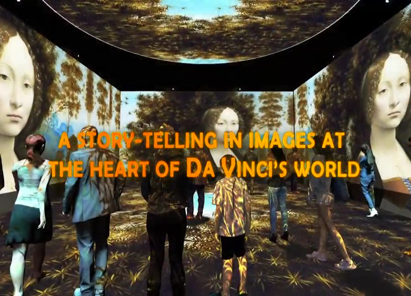 Leonardo da Vinci 3D, mostra alla Fabbrica del Vapore. VIDEO Leonardo da Vinci 3D, mostra alla Fabbrica del Vapore. VIDEO