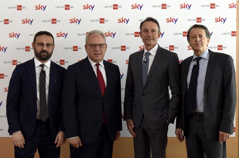 Il Gruppo 24 ORE e Sky Italia avviano una partnership editoriale dal 1 giugno Il Gruppo 24 ORE e Sky Italia avviano una partnership editoriale dal 1 giugno