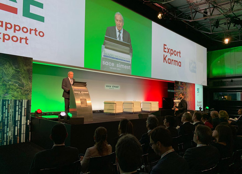 Rapporto Export Sace Simest: + 3,4% nel 2019 con ulteriore crescita al 2022 Rapporto Export Sace Simest: + 3,4% nel 2019 con ulteriore crescita al 2022