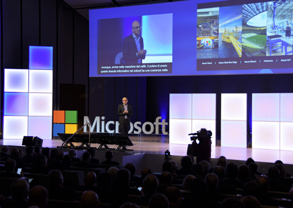 Satya Nadella CEO Microsoft all’Università Bocconi di Milano