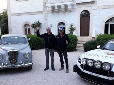 Alex Fiorio sarà al volante di una Abarth 124 rally al  Rally del Salento