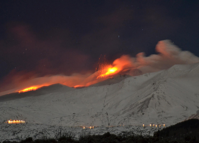 Etna: svelata la causa dello sciame sismico durante l’eruzione del 2018 Etna: svelata la causa dello sciame sismico durante l’eruzione del 2018