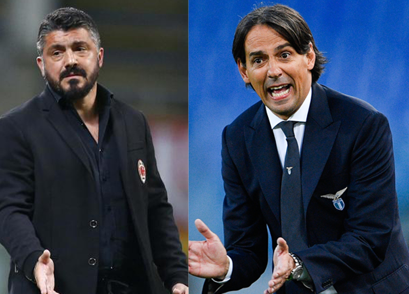 Milan-Simone Inzaghi e Gattuso-Lazio, scambio di panchina? Ma Giampaolo… Milan-Simone Inzaghi e Gattuso-Lazio, scambio di panchina? Ma Giampaolo…