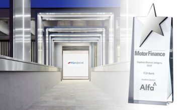 FCA Bank premiata come “Captive Finance Company of the Year”