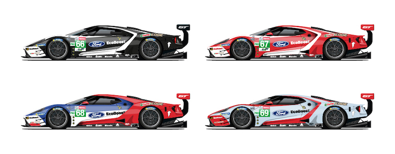 Alla prossima 24 Ore di Le Mans, Ford svela le speciale di Livree Celebrative Alla prossima 24 Ore di Le Mans, Ford svela le speciale di Livree Celebrative