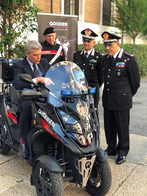 L’ Arma dei Carabinieri di Milano arruola due Qooder L’ Arma dei Carabinieri di Milano arruola due Qooder